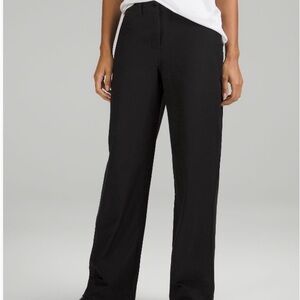 lululemon athletica City Sleek Utilitech Black Wide Leg Pants